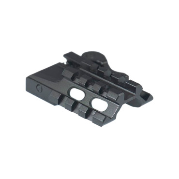 QD úhlový Picatinny adaptér 3x3 sloty