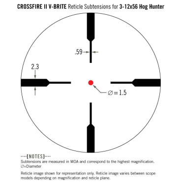 Vortex Crossfire II 3-12x56  Hog Hunter