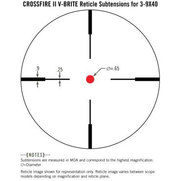 Vortex Crossfire II 3-9x40 1'' V-BRITE